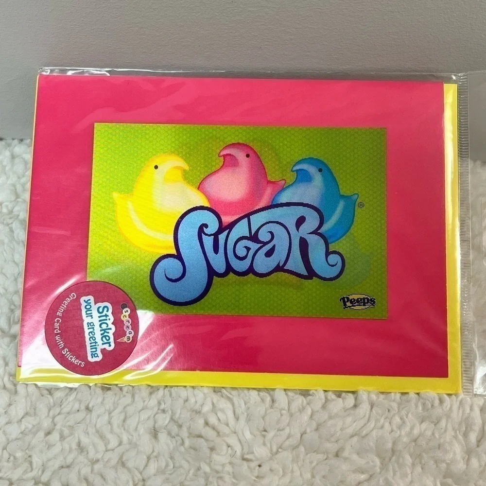 iScream 3D Lenticular/Double Sided Sticker Greeting Card Bundle of 4